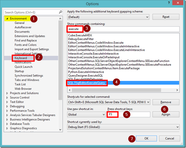 Visual Studio 2015 Options
