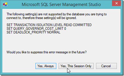 Query Azure SQL Data Warehouse in SSMS 2016