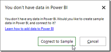 Create Sample Data in Power BI From Excel
