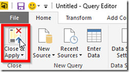 Power BI Desktop Close & Load