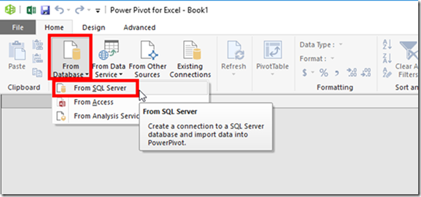 Power Pivot Get External Data From