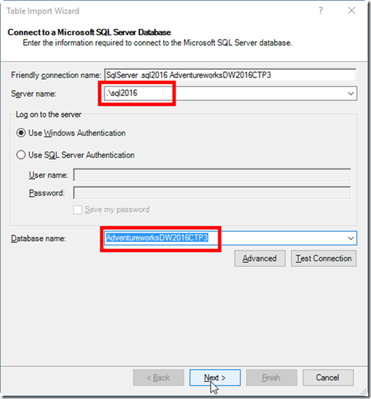 Power Pivot Get Data From SQL Server