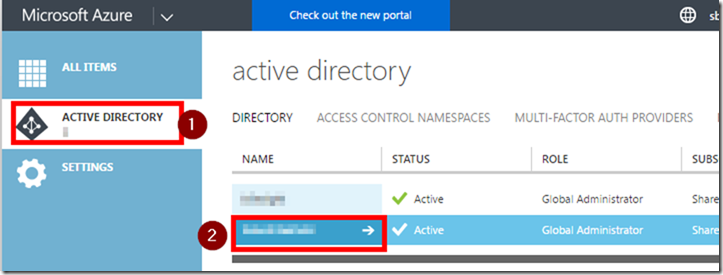 Office 365 Admin Centre Azure AD User Settings