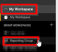 Open Power BI Service Workspace
