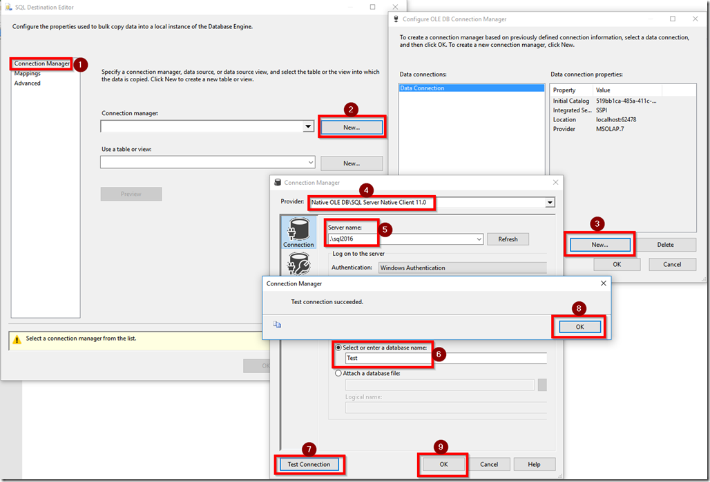 Creating SSIS Connection Manager