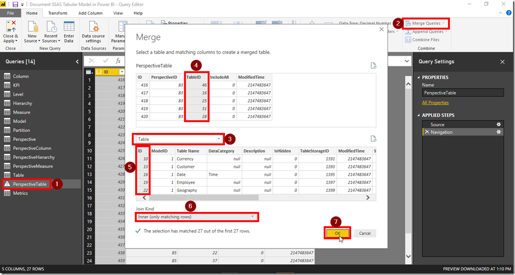Power Query NestedJoin
