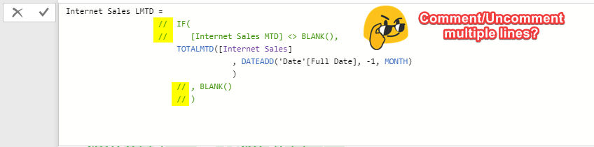 Comment Uncomment Multiple Lines In DAX Scripts New African Messenger 