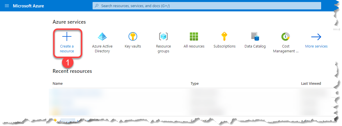 Creating Azure Purview resource in Azure Portal