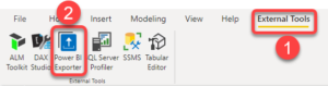 Running Power BI Exporter from External Tools within Power BI Desktop