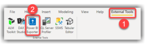 Running Power BI Exporter from External Tools within Power BI Desktop