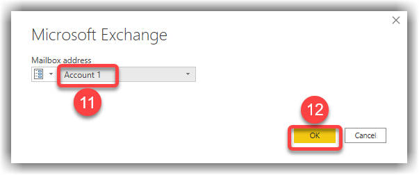 Selecting a Query Parameter in a Connection Dialog box in Power BI Desktop