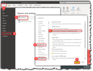 Enabling Modern Visual Header and Updated Styling in Power BI Desktop