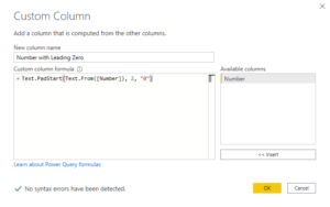 Padding Integer Values with a Leading Zero
