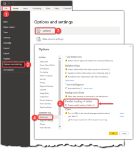 Disabling Parallel Loading of Tables in Power BI