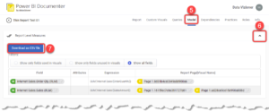 Getting a list of Report Level Measures and related DAX expressions