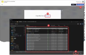 Uploading multiple PBIT files to Power BI Documenter