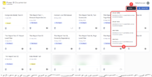 Analysing the dataset and all selected thin reports