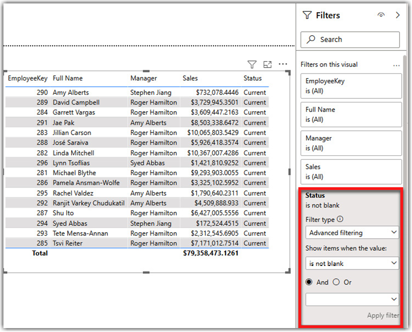 SCD in Power BI, SCD in Power BI, Reseller sales for employees considering SCD