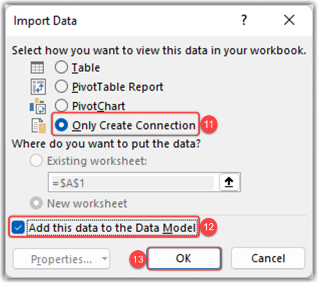 Loading the Power Query Data into PowerPivot in Excel