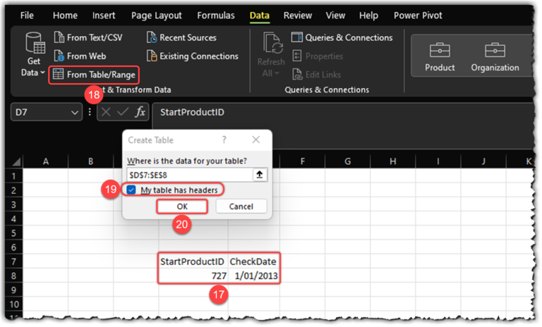 Dynamically Passing Parameters to a SQL Stored Procedure in Excel 365 ...