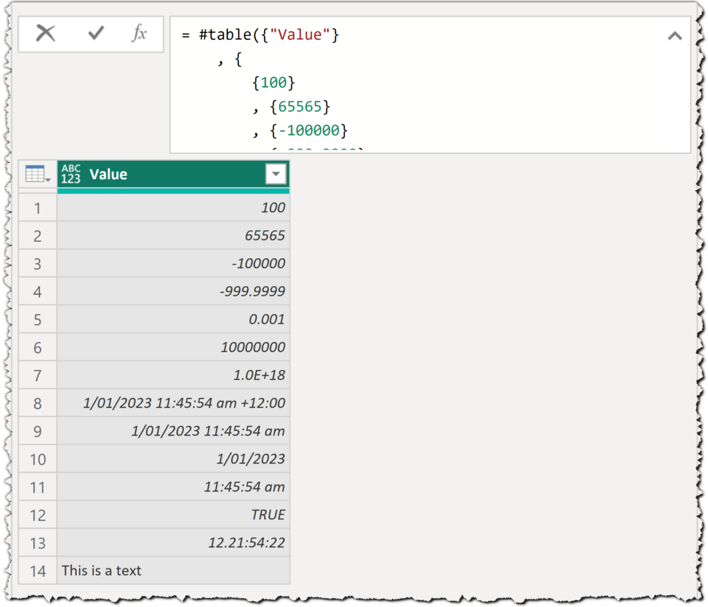 Generating values in Power Query