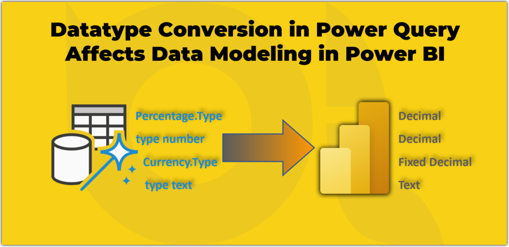 Datatype Conversion in Power Query Affects Data Modeling in Power BI