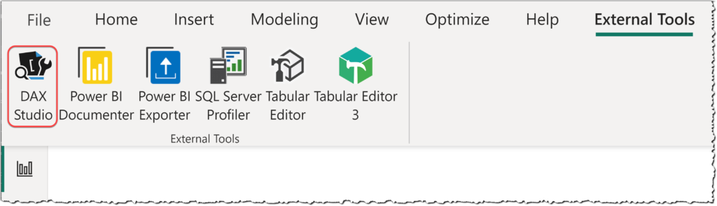 External tools in Power BI Desktop