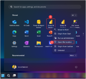 Open File Location