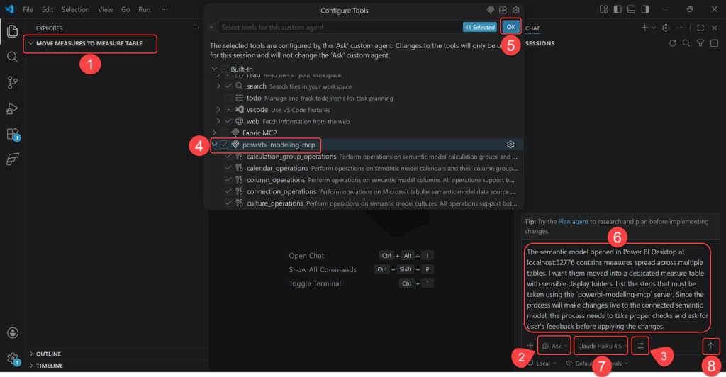 GitHub Copilot in Ask Mode