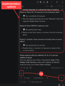 Implementation Options for Step 3
